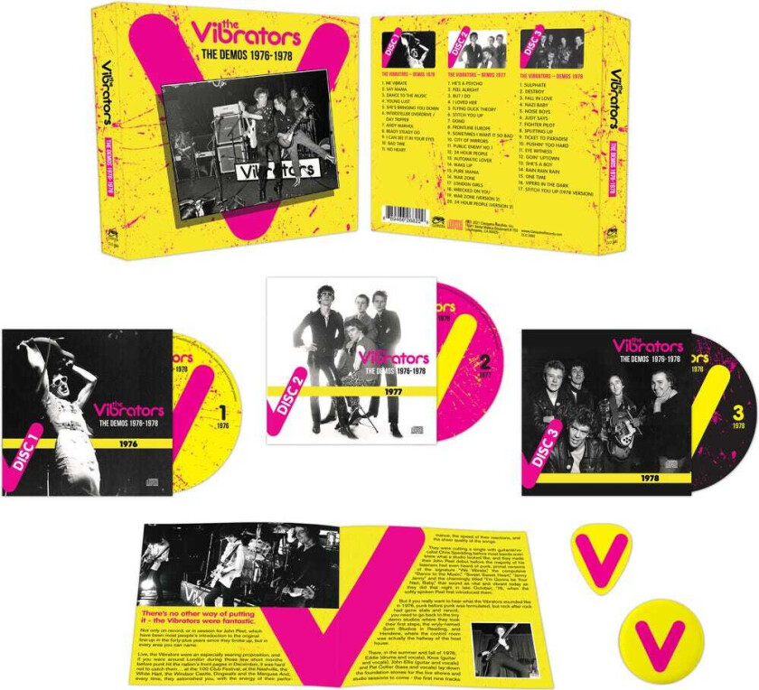 The Vibrators Demos 19761978 CD