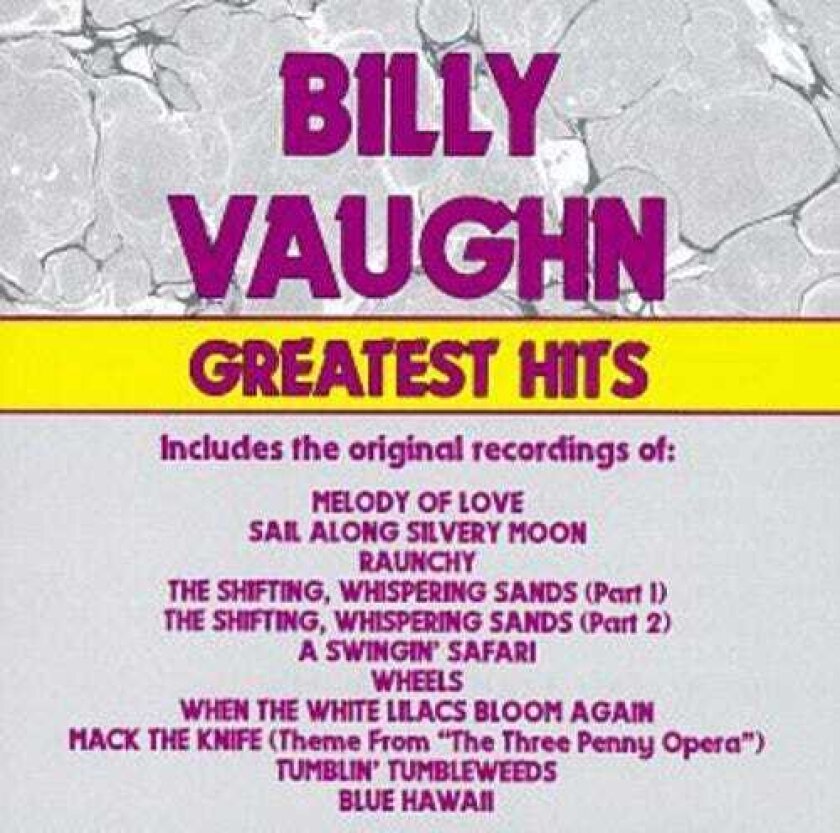 Billy Vaughn Greatest Hits CD