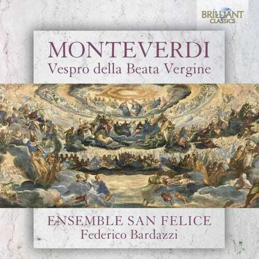 Ensemble San Felice Monteverdi: Vespro Della Beata Vergine CD