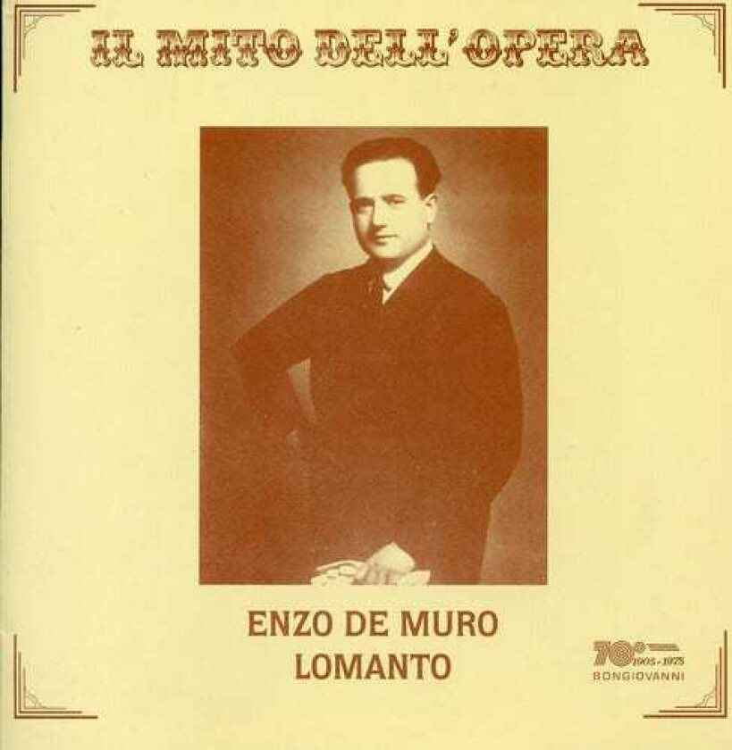 Enzo De Muro Lomanto Includes 66 Neapolitan Songs & Unpublished CD