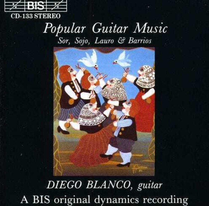 Diverse Artister, Diego Blanco, Agustín Barriosmangoré, Antonio Lauro, Vicente Emilio Sojo Popular Guitar Music CD