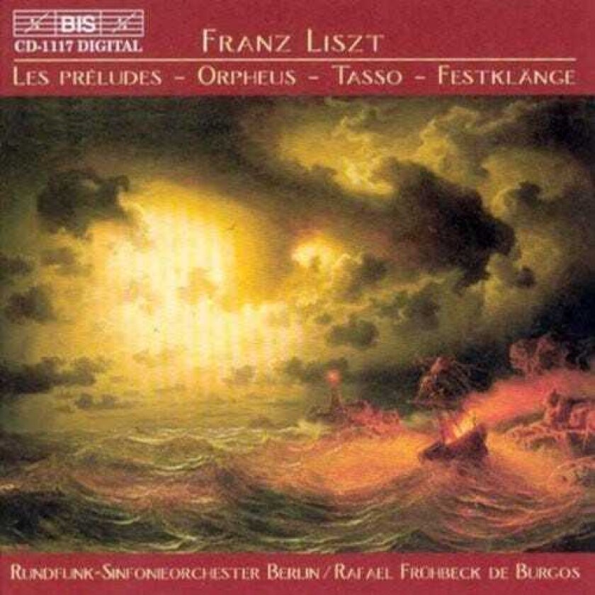 Berlin Radio Symphony Orchestra Preludes / Orpheus / Tasso: Lamento E Trionfo CD