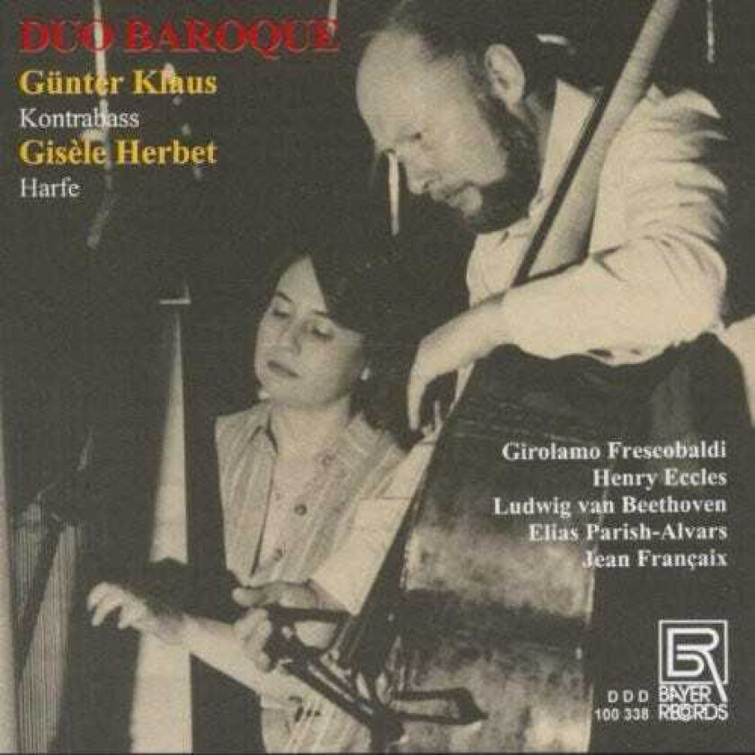 Diverse Artister Duo Baroque: Works For Double Bass & Harp / Var CD