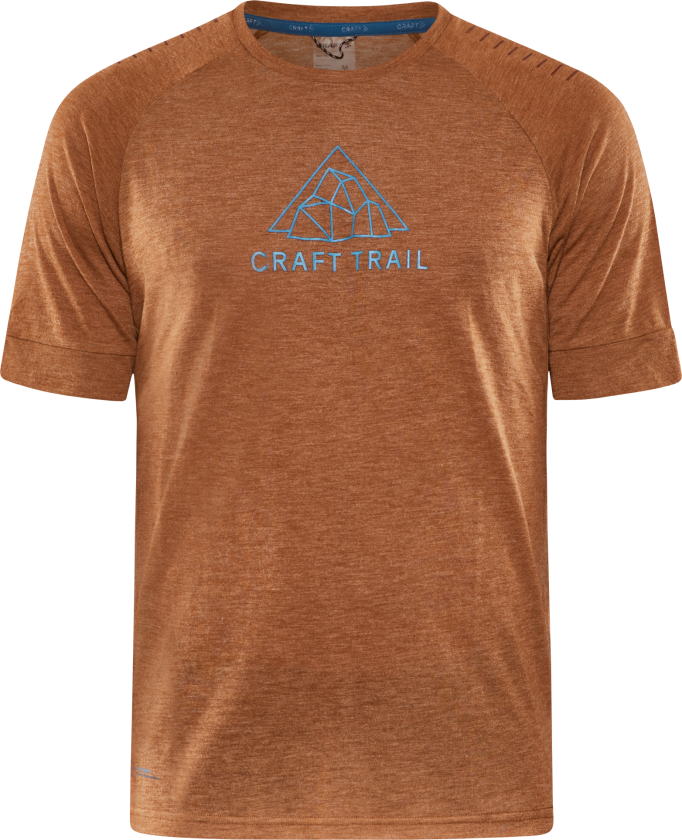 Men's Adv Trail Wool Short Sleeve Tee XXL, Roots/Melange