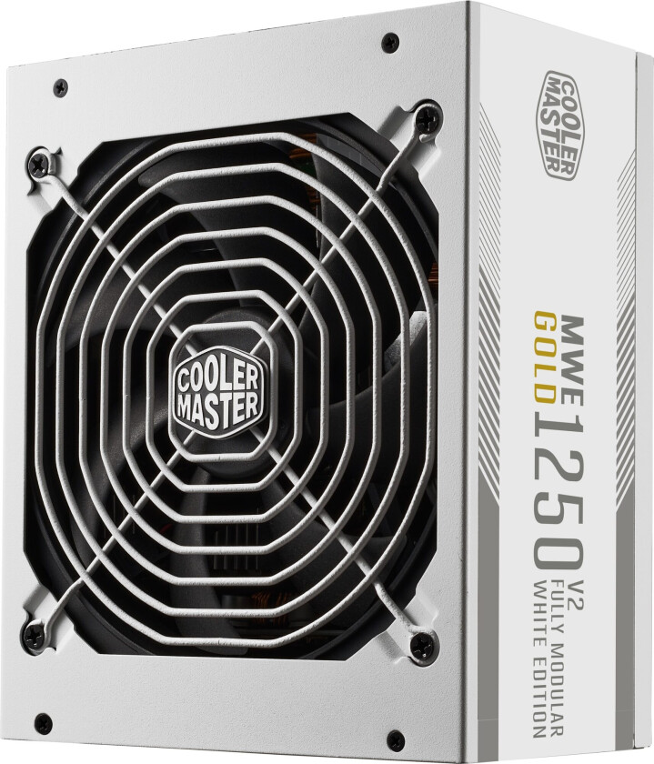 Cooler Master MWE Gold V2 ATX 3.1 1250W strømforsyningsenhet (hvit)