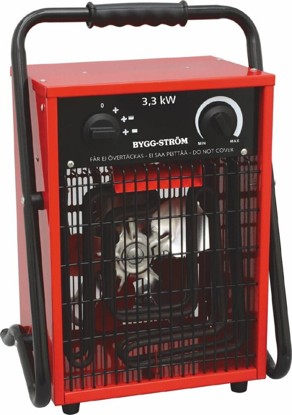 VARMEVIFTE BYGG RØD 230V 3,3KW