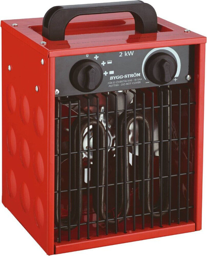 VARMEVIFTE BYGG RØD 230V 2KW