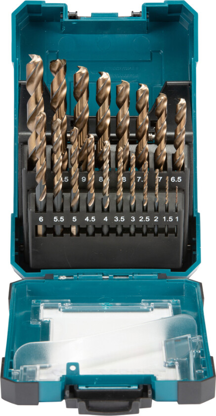 MAKITA METALLBORSETT 1-10MM D-67583