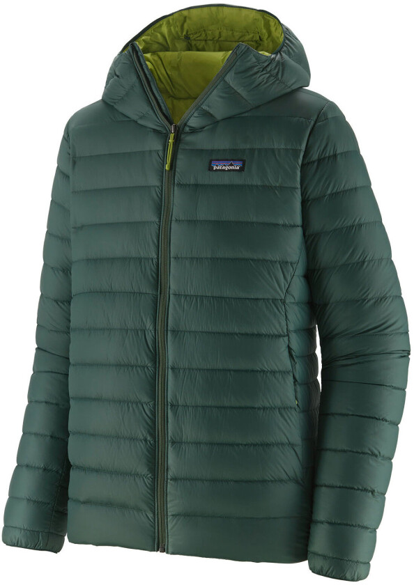 Down Sweater Hoody, Mann Pinyon Green M