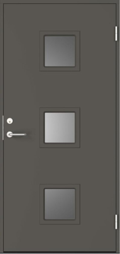 SWEDOOR DØRSETT CATAVU C7030 9X21V MØRKGRÅ