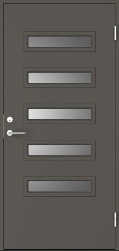 SWEDOOR DØRSETT CATAVU C7050 10X21V MØRKGRÅ