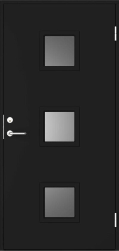 SWEDOOR DØRSETT CATAVU C7030 10X20V SVART