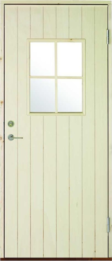 SWEDOOR DØRSETT BOD SÆLEN M/GLASS 8X19V