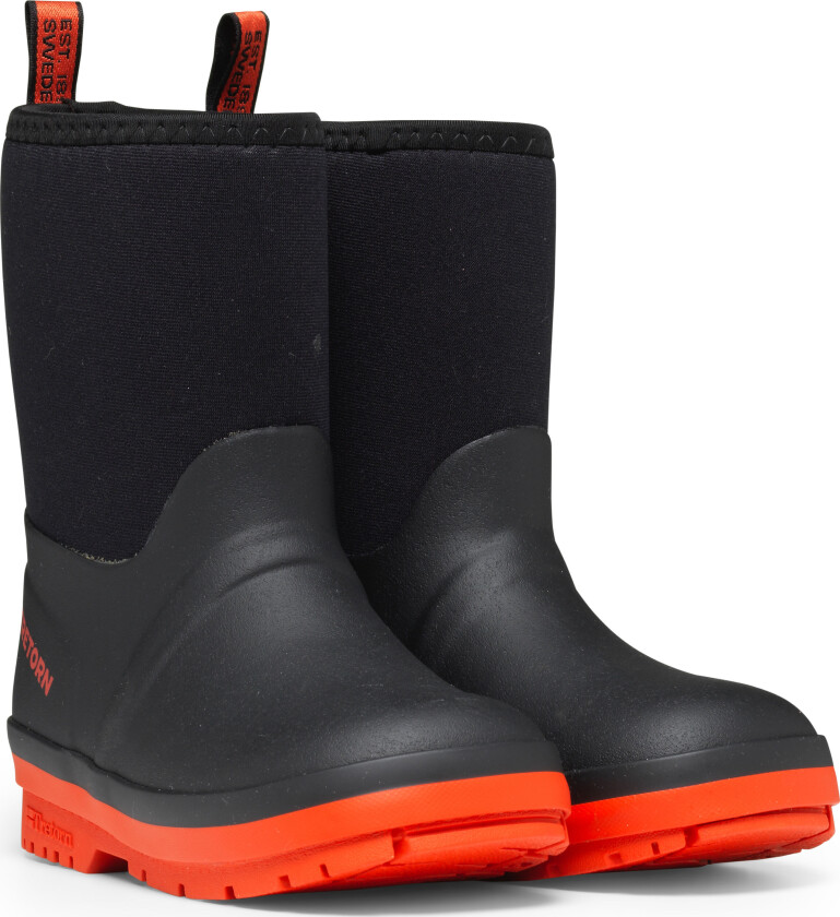 Kids' Kuling Neoprene 24, Black/Orange