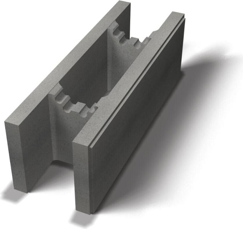 Støttemur Forskalingsblokk 600x200x200 mm