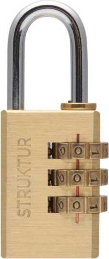 HENGELÅS MED KODE M MESSING