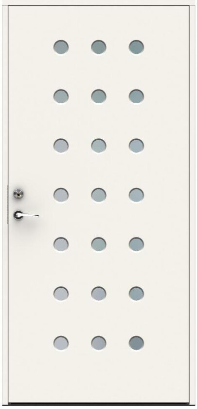 SWEDOOR DØRSETT YD DOMINO 10X20V HVIT