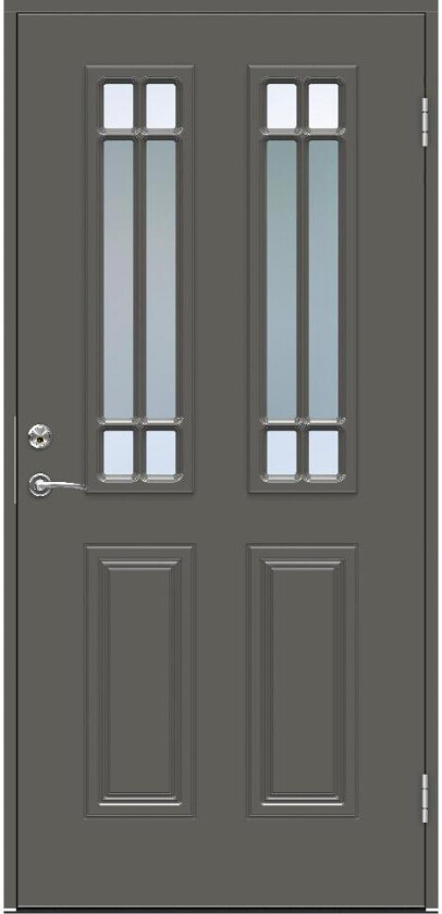 SWEDOOR DØRSETT YD DEBUSSY 10X21V MØRK GRÅ