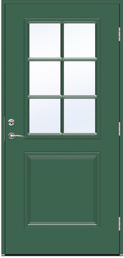 SWEDOOR DØRSETT YD SMETANA 10X21V GRØNN