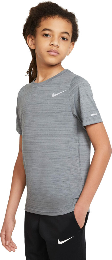 Dri-Fit Miler T-Shirt Junior Smoke Grey XS (7-8)