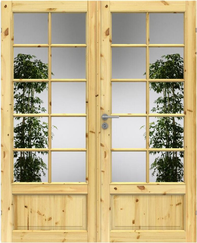 SWEDOOR DØRSK TRADITION SP10 8X20 LAKKFURU