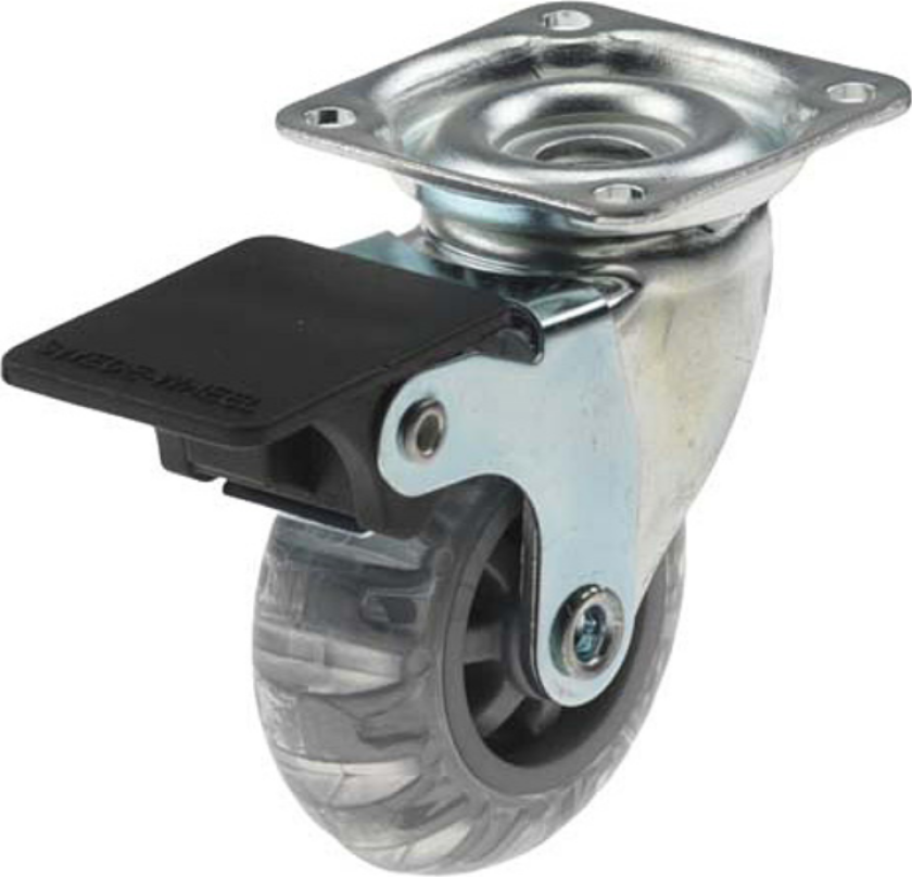 MØBELHJUL INLINE M BREMS 50MM