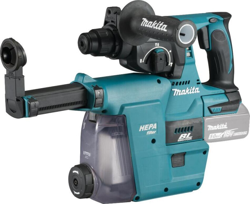 MAKITA BORHAMMER DHR242ZJW 18V M/HEPA SDS+