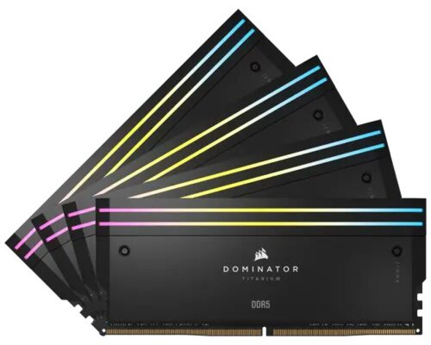 Corsair Dominator Titanium Rgb 64gb 6,400mhz Cl32 Ddr5 Sdram Dimm 288-pin