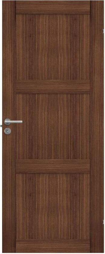 SWEDOOR DØRBL UNIQUE 03 7X21 VALNØTT