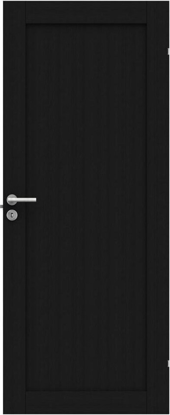 SWEDOOR DØRBL UNIQUE 01L 8X20 S8500N DEMPET SORT