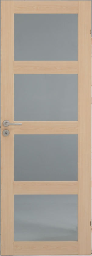 SWEDOOR DØRBL UNIQUE GW04L   7X20 EIK