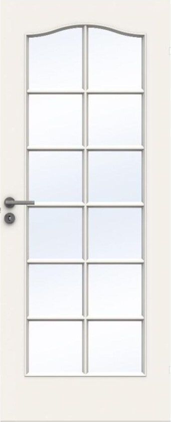 SWEDOOR DØRBL STYLE SP12B 8X20 KLASS HVIT
