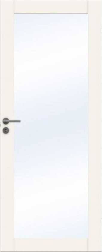 SWEDOOR DØRBL UNIQUE GW01L 9X21 KLASS HVIT
