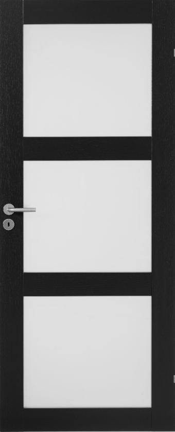 Bilde av SWEDOOR DØRBL UNIQUE GW03L 10X20 SORT EIK