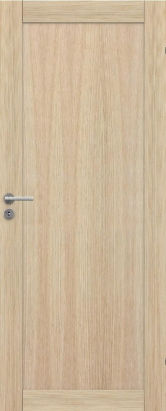 SWEDOOR DØRBL UNIQUE 01L 10X20 HVITP EIK