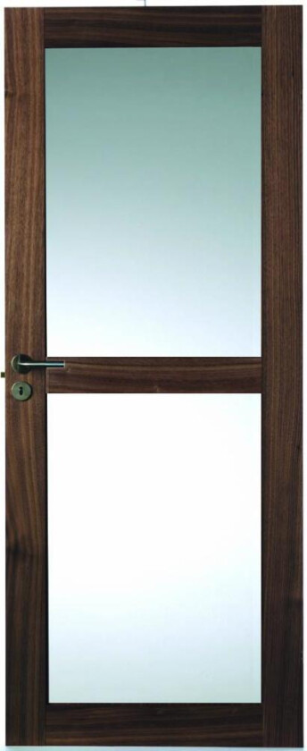 SWEDOOR DØRBL UNIQUE GW02L   7X21 VALNØTT