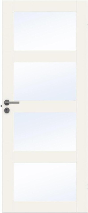SWEDOOR DØRBL UNIQUE GW04L   7X20 HVIT