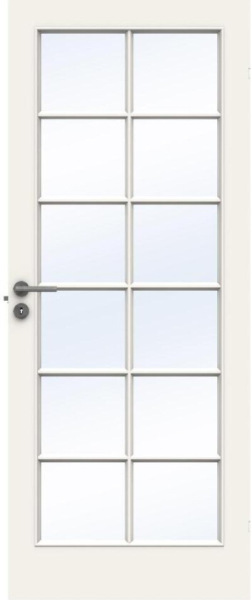 SWEDOOR DØRBL STYLE SP12 8X20 HVIT GL