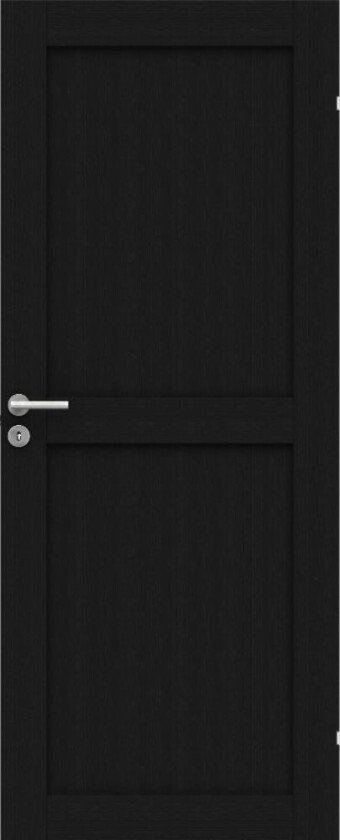 SWEDOOR DØRBL UNIQUE 02L   7X20 SORT EIK