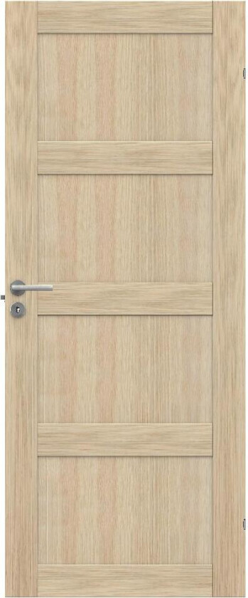 SWEDOOR DØRBL UNIQUE 04L 10X21 HVITP EIK