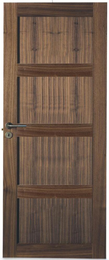 SWEDOOR DØRBL UNIQUE 04L 7X21 VALNØTT