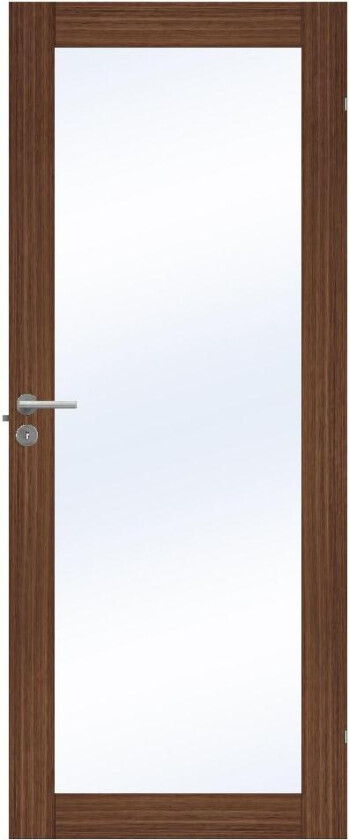 SWEDOOR DØRBL UNIQUE GW01 7X20 VALNØTT