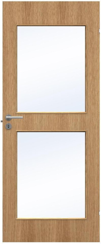 SWEDOOR DØRBL EASY 10X21 G03 EIK GLASS