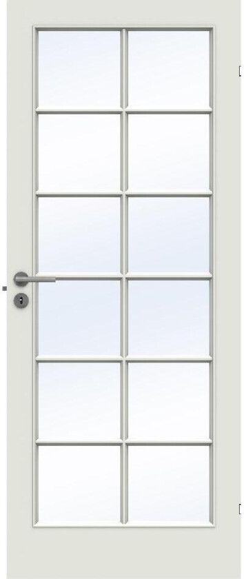 SWEDOOR DØRBL EASY SP12 10X21 GRÅ GL