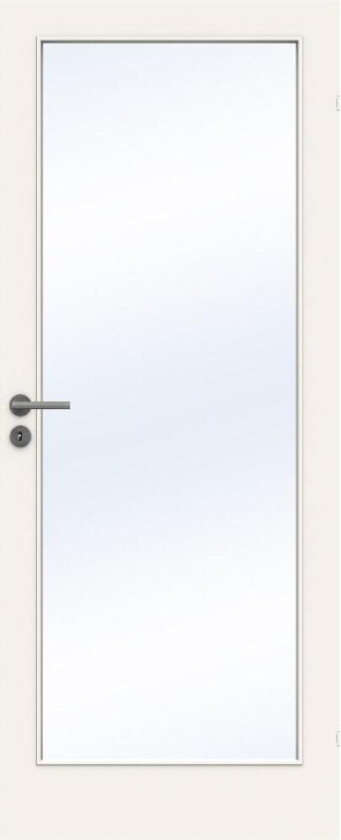 SWEDOOR DØRBL EASY GW1 9X21 KLASS HVIT
