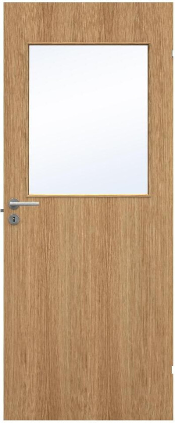 SWEDOOR DØRBL EASY 8X20 G21 EIK GLASS