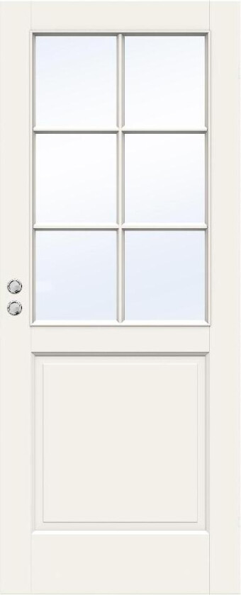 SWEDOOR DØRBL SD CRAFT SP6 8X21 HVIT