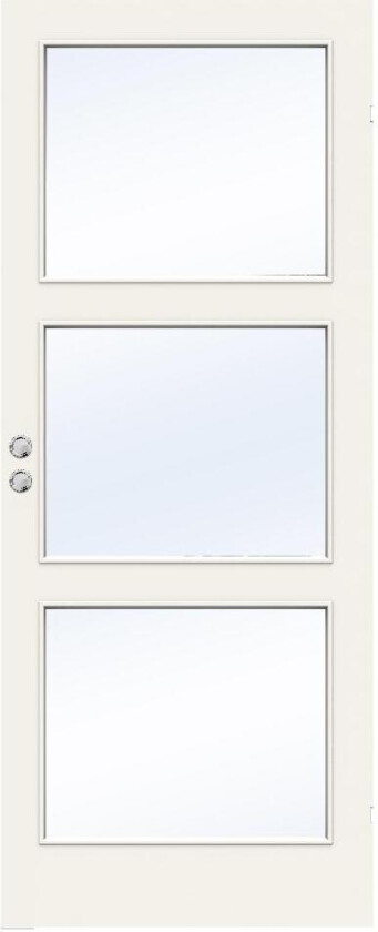 SWEDOOR DØRBL SD EASY GW3 8X21 HVIT GL