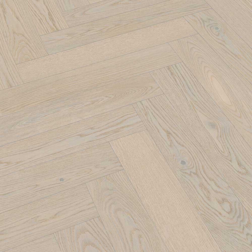 Fiskebensparkett Meister Lindura HS 500 Classic Arctic White Oak 8927