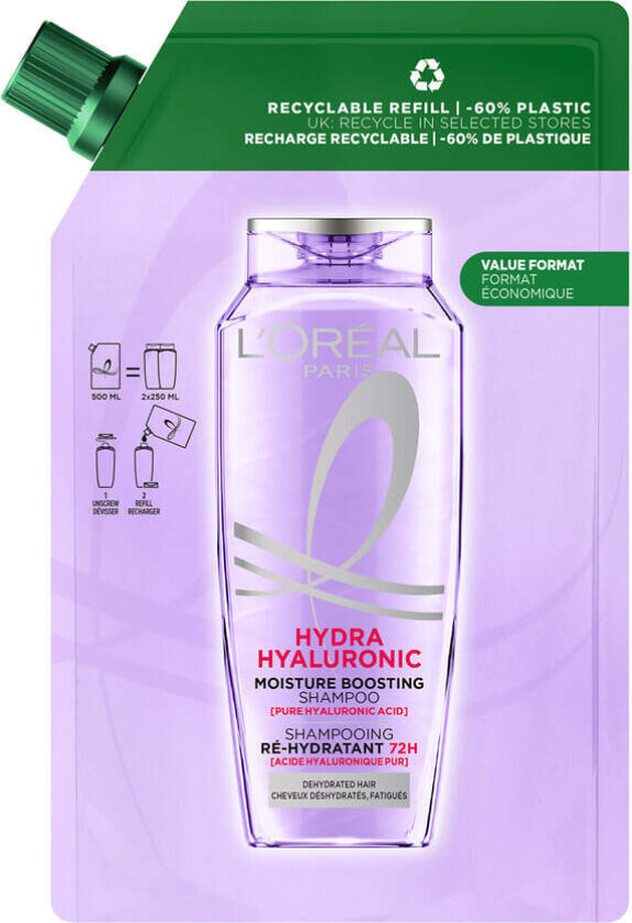 Elvital Hyaluron Plump Shampoo Refill 500ml